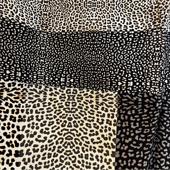 Marciano by Guess Los Angeles black and White print animal dress - Picture 7 of 9